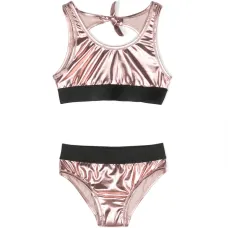 Бикини с эффектом металлик