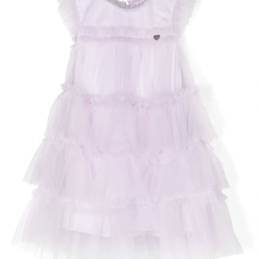 Ярусное платье из тюля