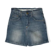 Джинсовые шорты с завышенной талией Джинсовые шорты с завышенной талией