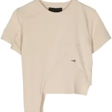 Футболка с логотипом и вставками