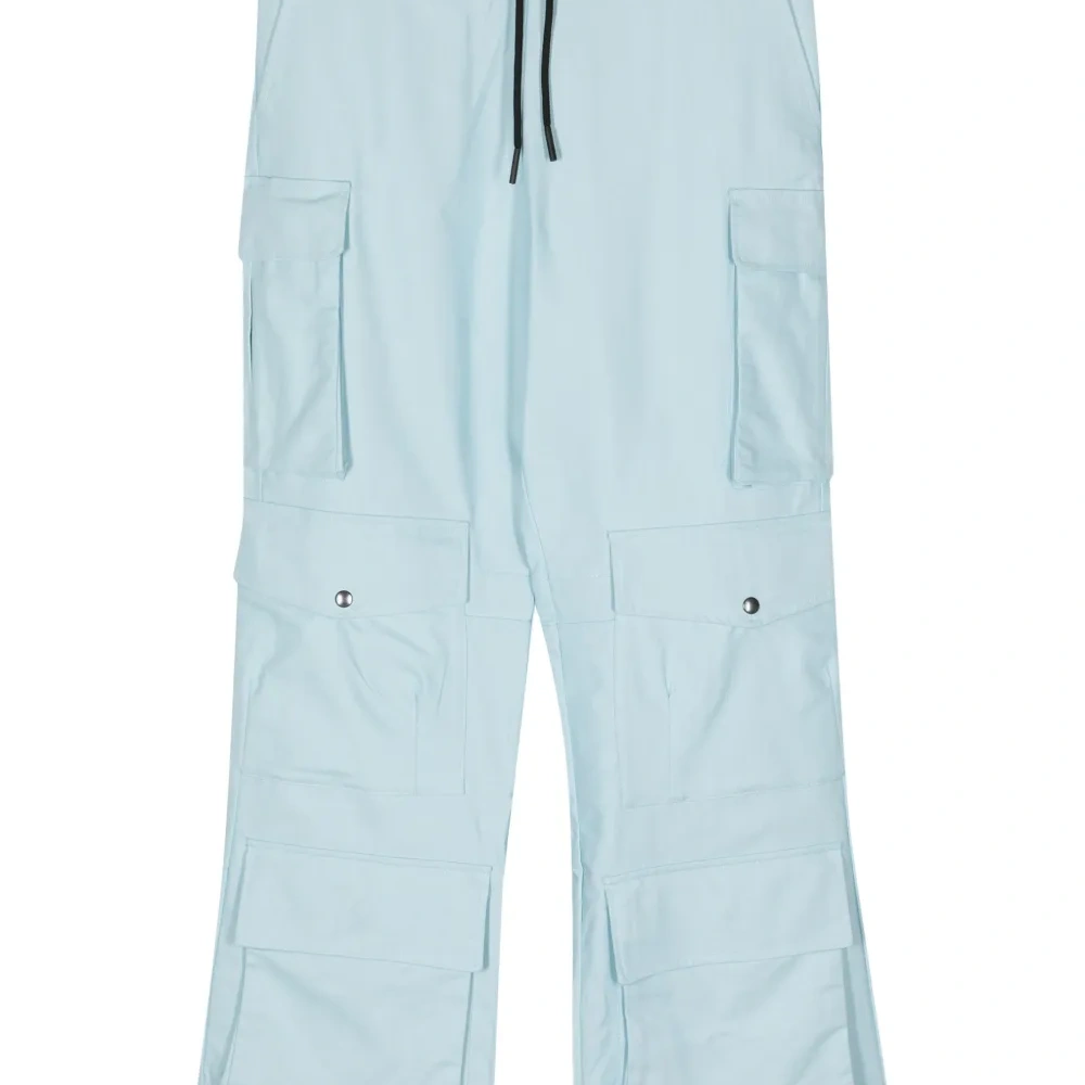 Прямые брюки карго с кулиской