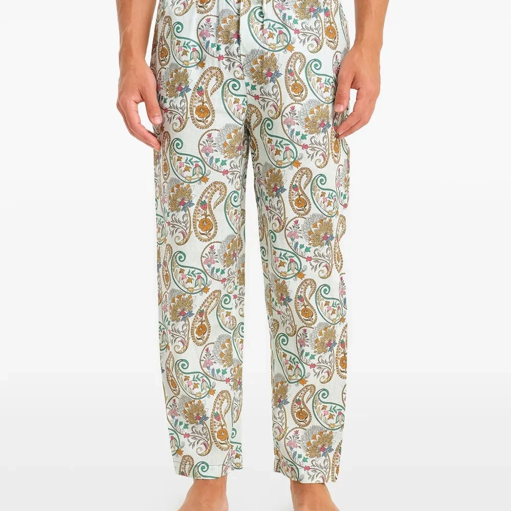 Прямые брюки с принтом «пейсли»