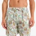 Шорты с принтом "пейсли" и поясом на шнурке Шорты с принтом "пейсли" и поясом на шнурке