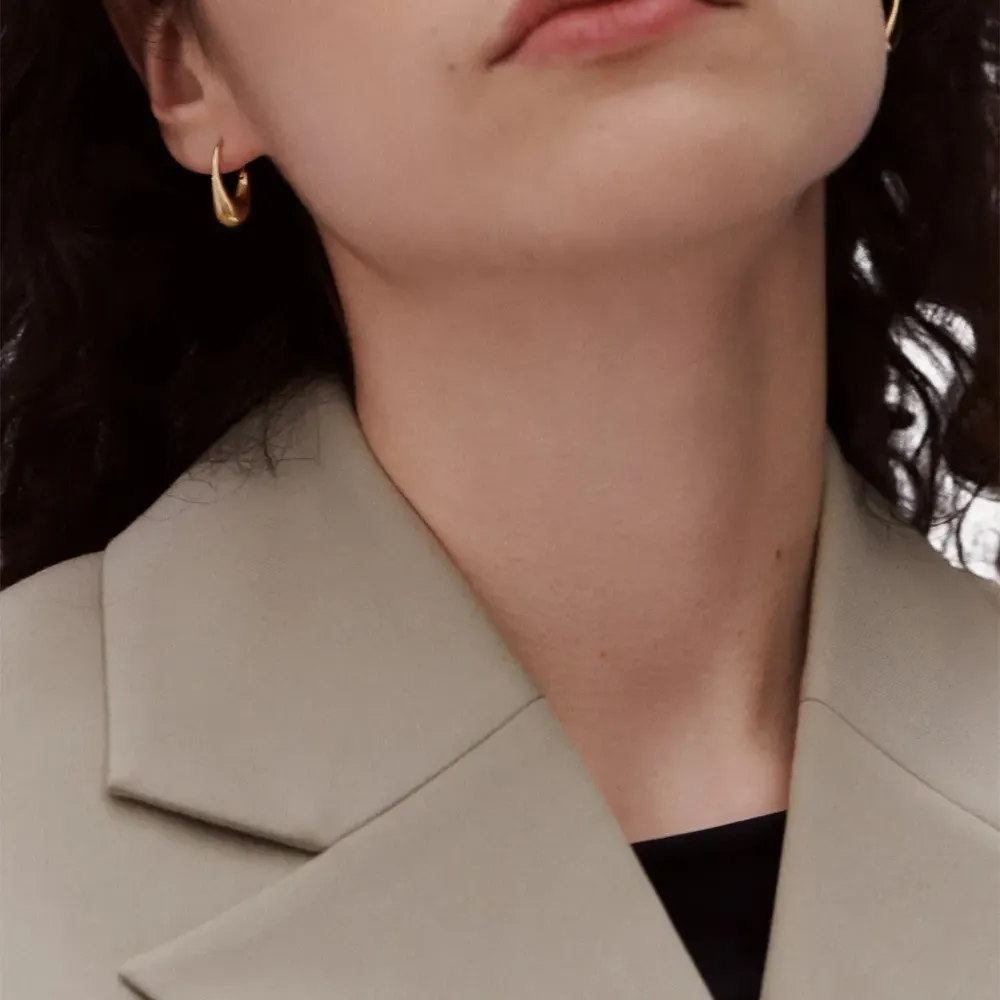 Серьги-кольца Roscida