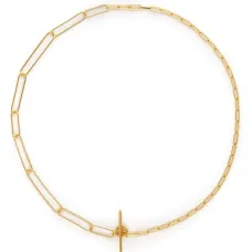 Цепочное колье Paperclip