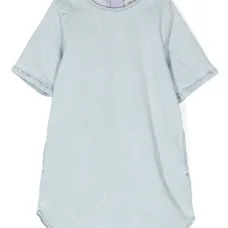 Джинсовое платье с логотипом