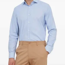 Фактурная рубашка на пуговицах