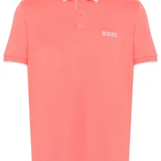 Рубашка поло с вышитым логотипом