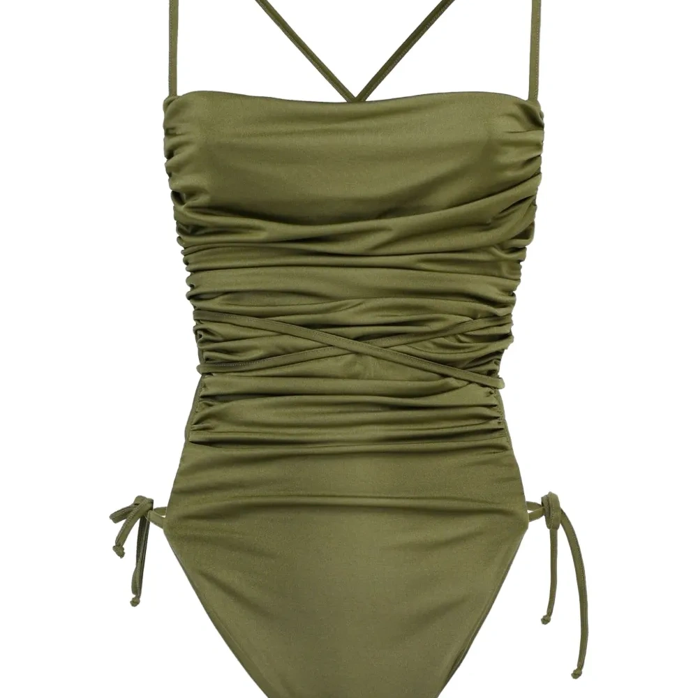 купальник со сборками