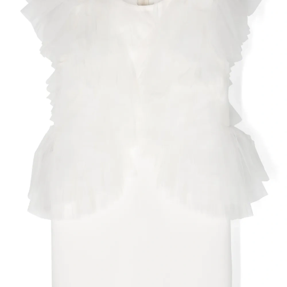 Платье с оборками