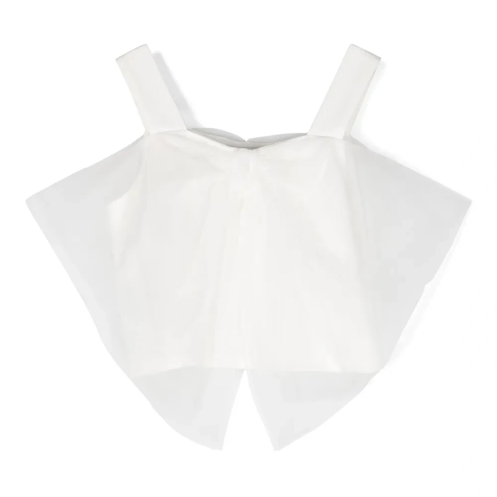 Укороченный топ из тюля