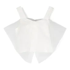 Укороченный топ из тюля