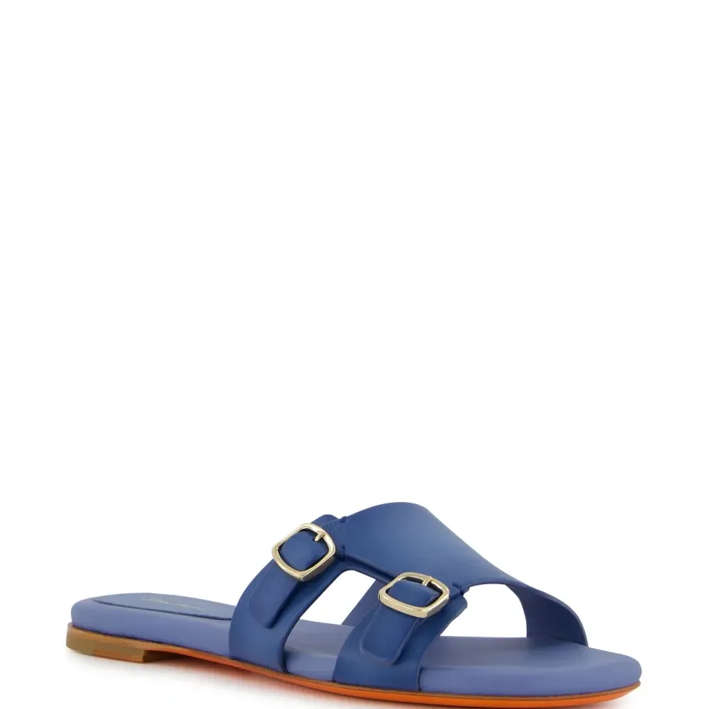 Шлепанцы с пряжками