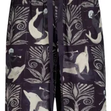 Шорты с графичным принтом