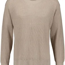 Джемпер в рубчик с круглым вырезом Джемпер в рубчик с круглым вырезом