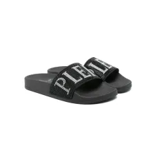 Шлепанцы с кристаллами