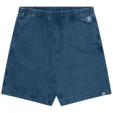 Джинсовые шорты с тисненым логотипом Джинсовые шорты с тисненым логотипом