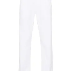 Зауженные брюки средней посадки