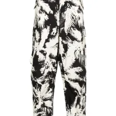 Брюки с карманами и принтом