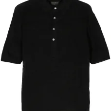 Рубашка поло рыхлой вязки Рубашка поло рыхлой вязки