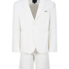 Костюм с вышитым логотипом