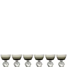 Набор из шести бокалов среднего размера x Bela Silva Eternal Snow