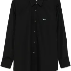 Поплиновая рубашка с нашивкой