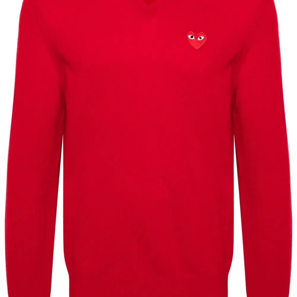 Шерстяной джемпер с нашивкой