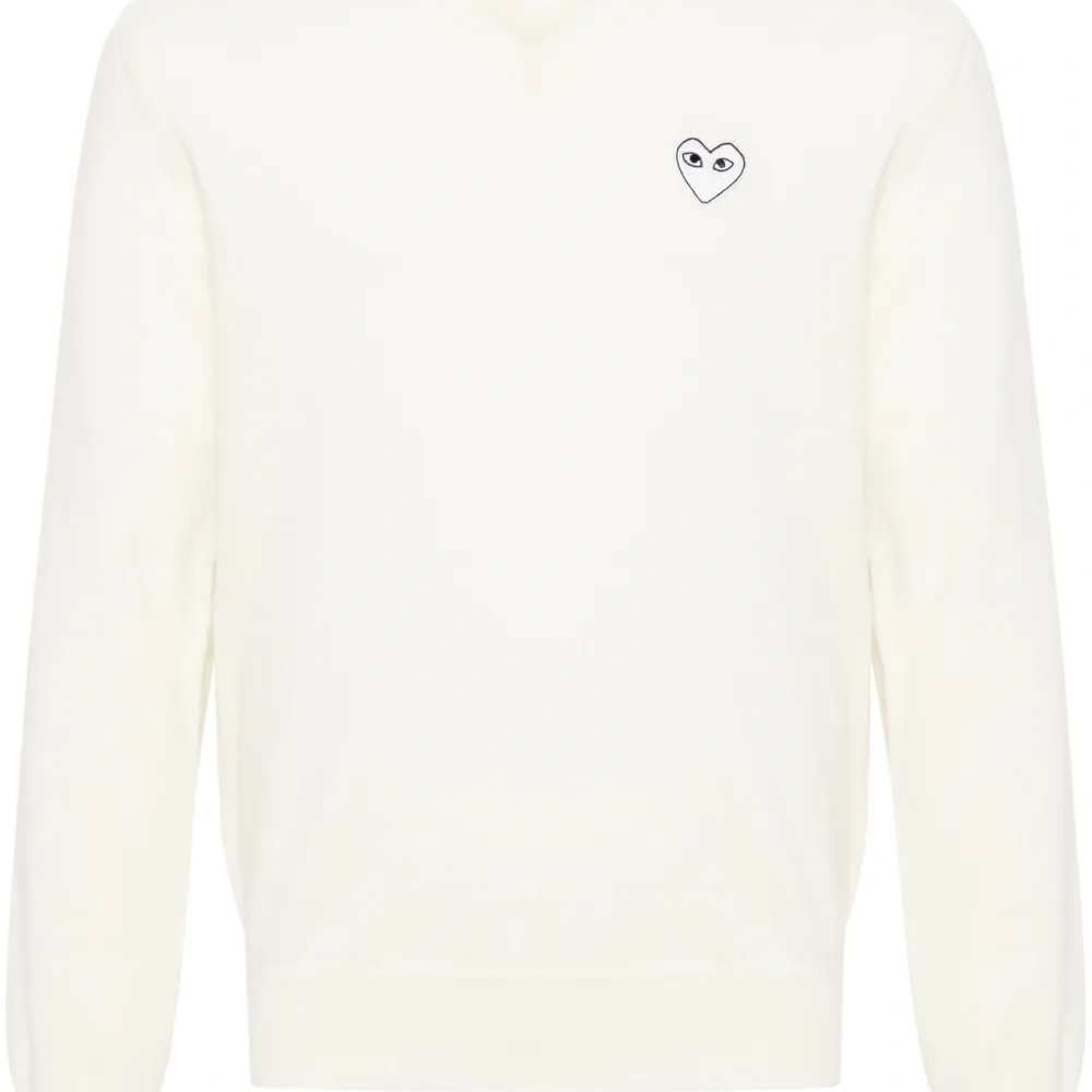 Шерстяной джемпер с нашивкой