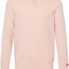 Шерстяной джемпер с V-образным вырезом