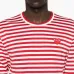 Полосатая футболка с нашивкой