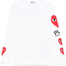 Футболка с длинными рукавами и принтом