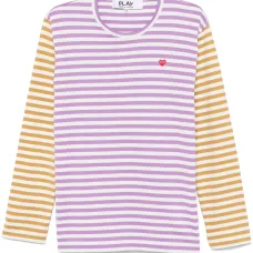 Полосатая футболка с логотипом