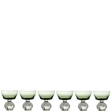 Набор из шести бокалов среднего размера x Bela Silva Eternal Snow