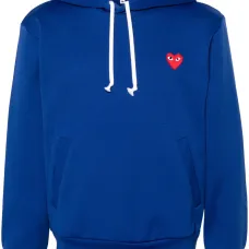 Худи с кулиской и узором в виде сердца