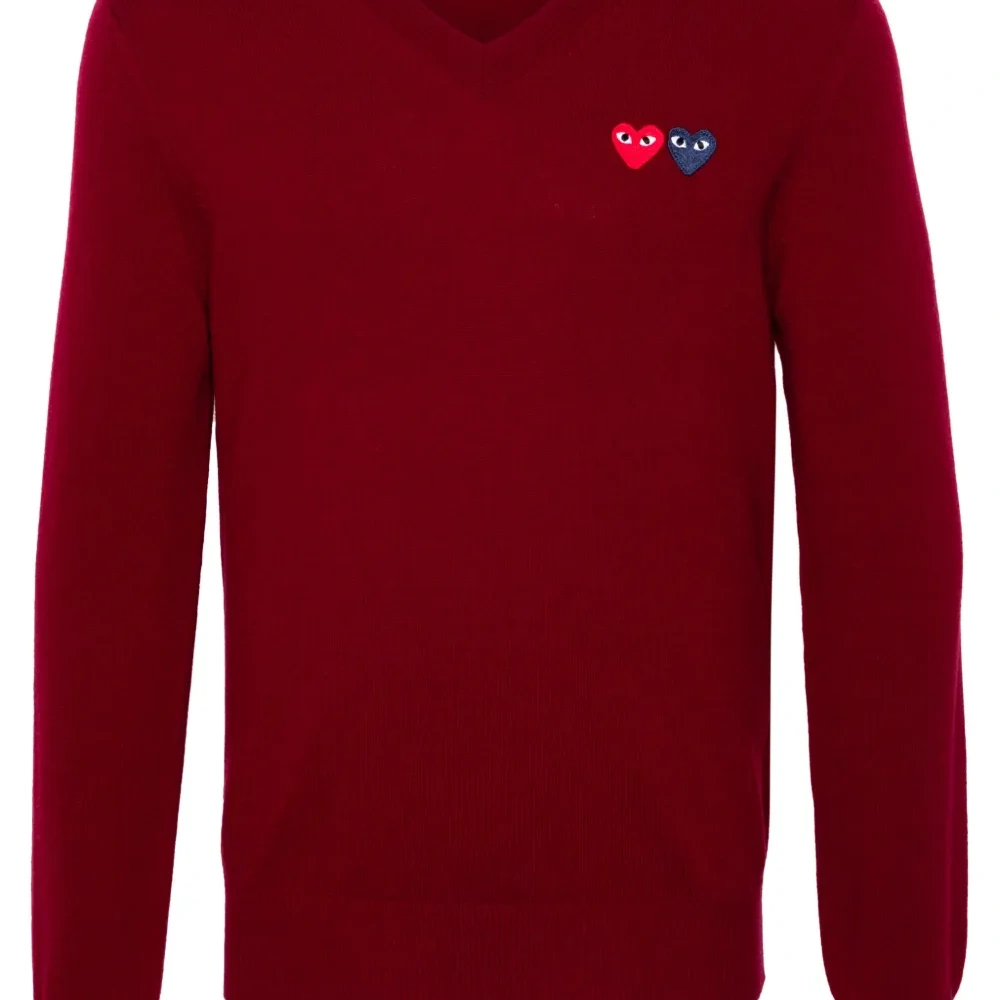 Шерстяной джемпер с нашивкой