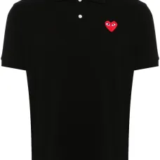 Рубашка поло из ткани пике с нашивкой