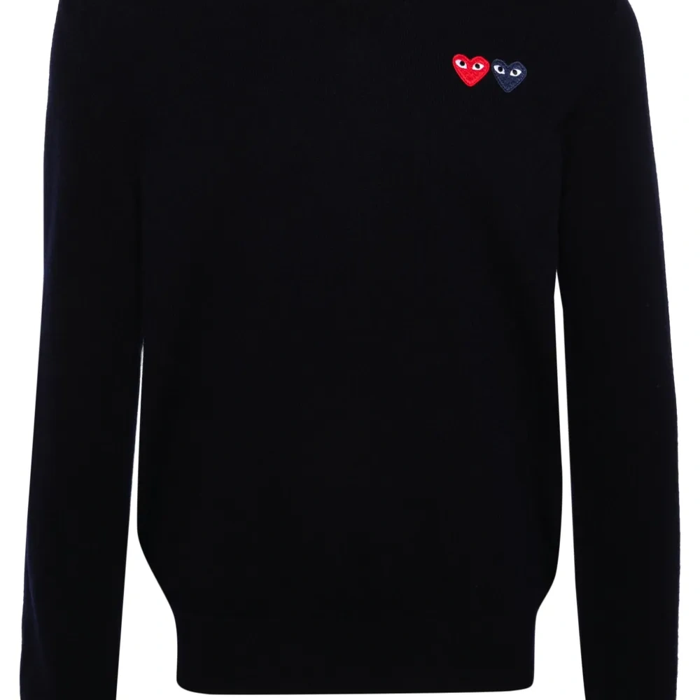 Шерстяной джемпер с нашивкой