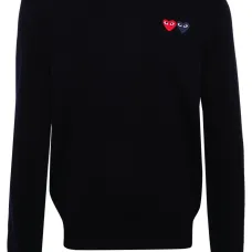 Шерстяной джемпер с нашивкой