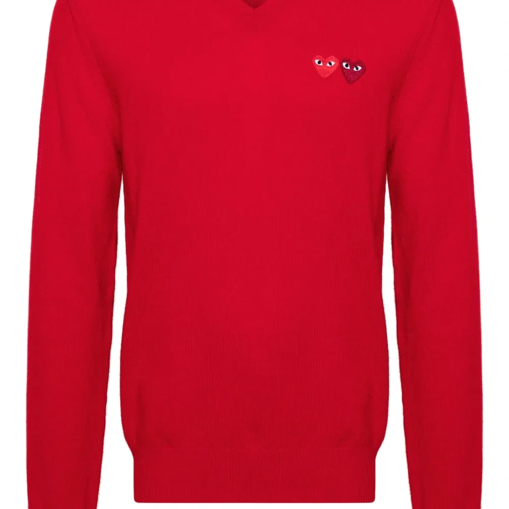 Шерстяной джемпер с нашивкой