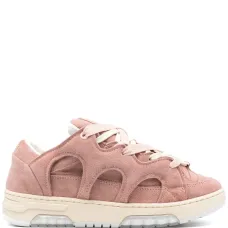 Кроссовки со вставками