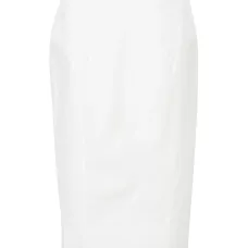 Юбка миди со вставками