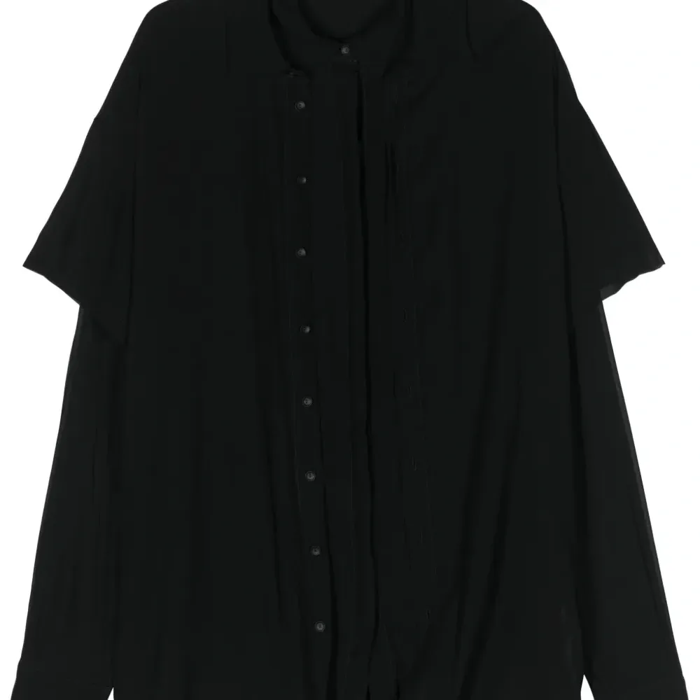 Многослойная шифоновая рубашка