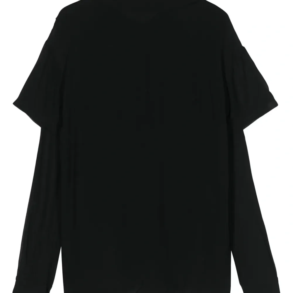 Многослойная шифоновая рубашка