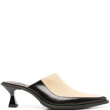 Мюли со вставками