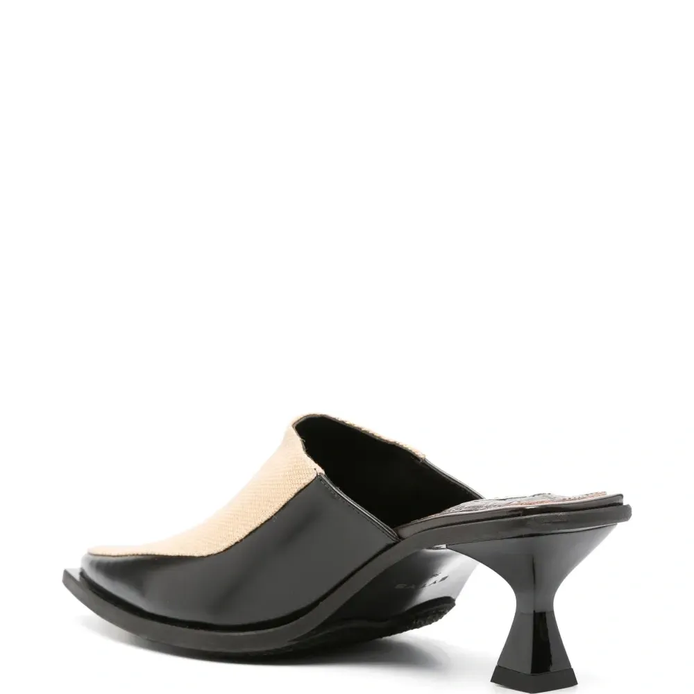 Мюли со вставками