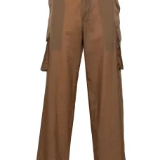 Прямые брюки карго из рипстопа