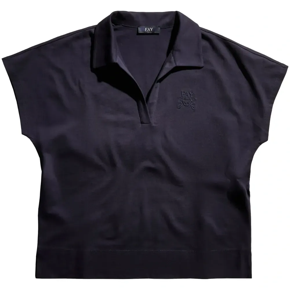 Рубашка поло с вышитым логотипом