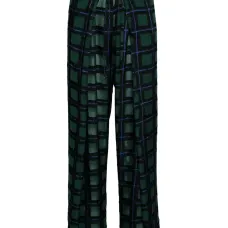 Прямые брюки в клетку