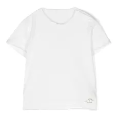 Футболка с нашивкой-логотипом